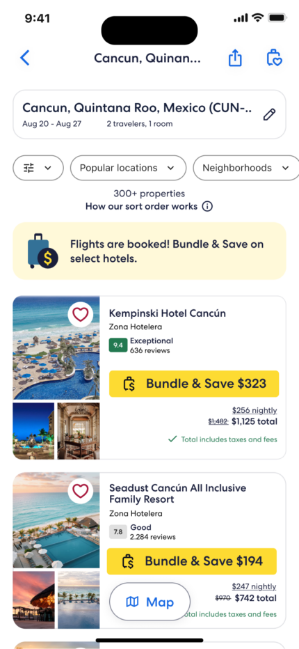 Expedia Bundle & Save